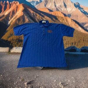 Vtg 1996 Florida Gators Mulligans Unlimited Beige Polo Shirt Men's‎ XL Campions